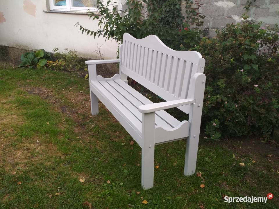 Ławka ławeczka ogrodowa drewniana na wymiar Warszawa