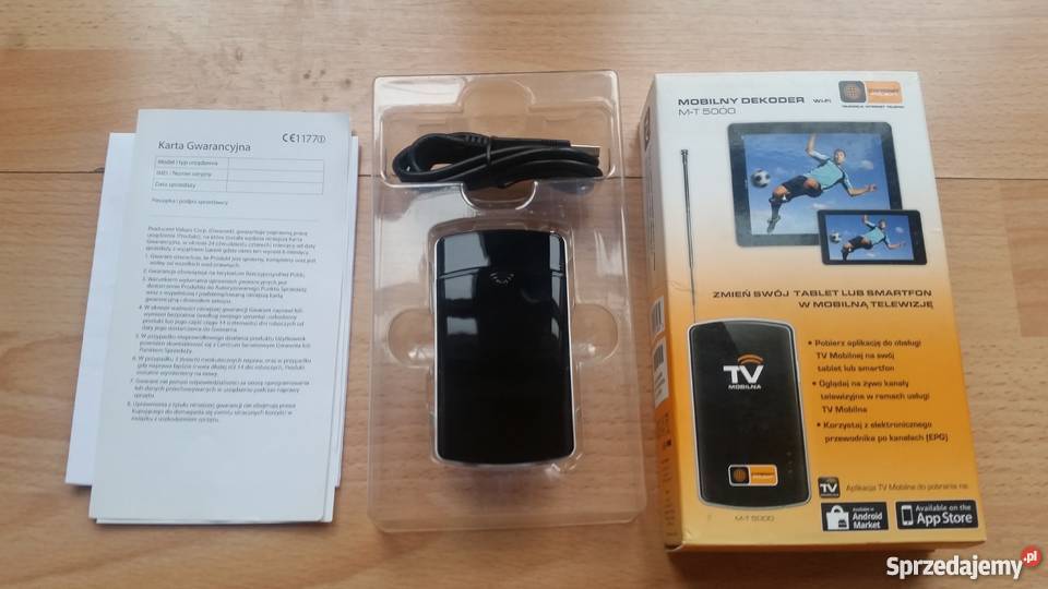 Mobilny dekoder DVBT tuner MT 5000 android Warszawa