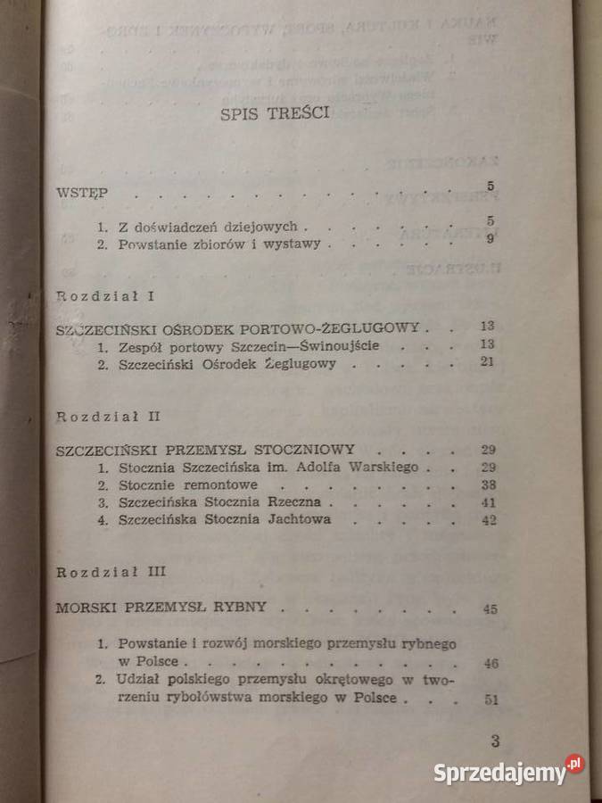 3204 Gospodarka Morska Na Pomorzu Zachodnim W Antykwariat Szczecin