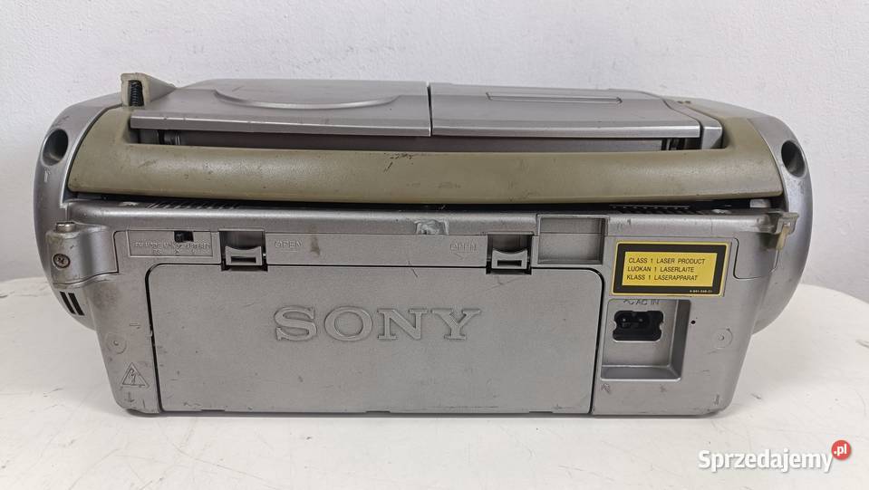 Radiomagnetofon przenośny z CD SONY CFDV27L Elektronika