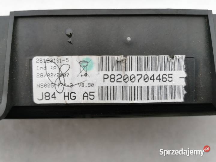 Licznik Zegary Wyświetlacz Renault Scenic II