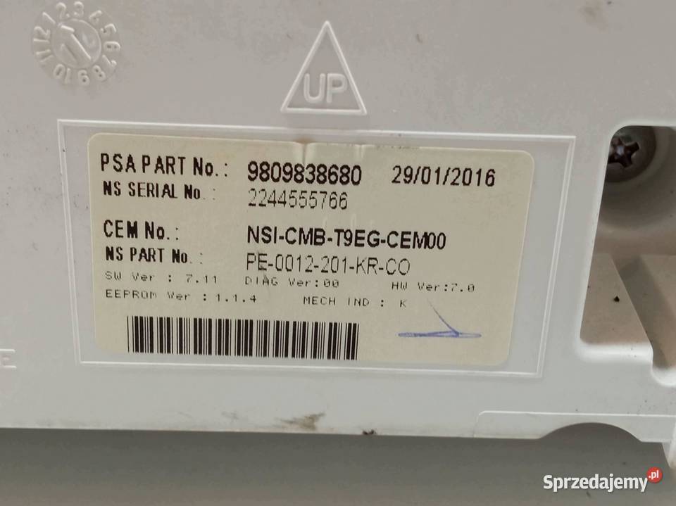LICZNIK 9809838680 12 B 130 Peugeot 308 II 2014