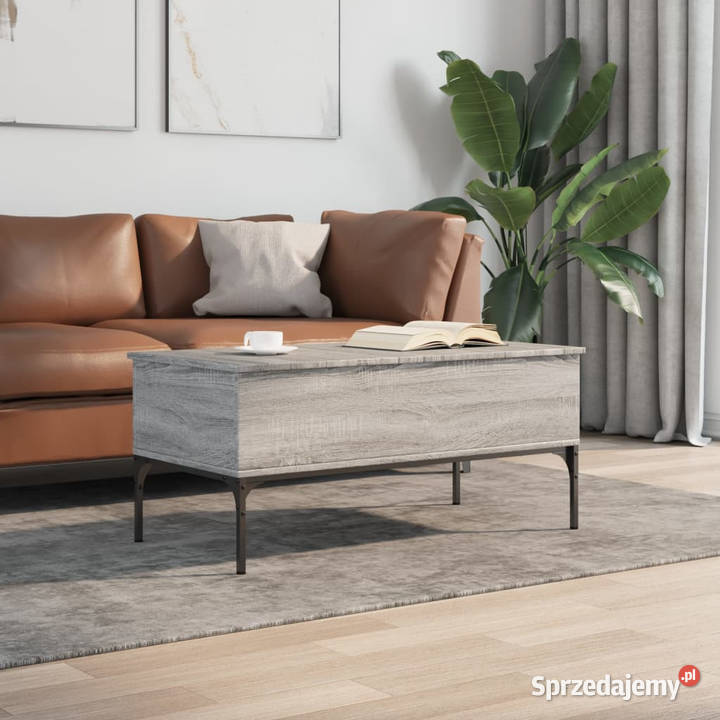Stolik kawowy szary dąb sonoma 100x50x45 Warszawa sprzedam