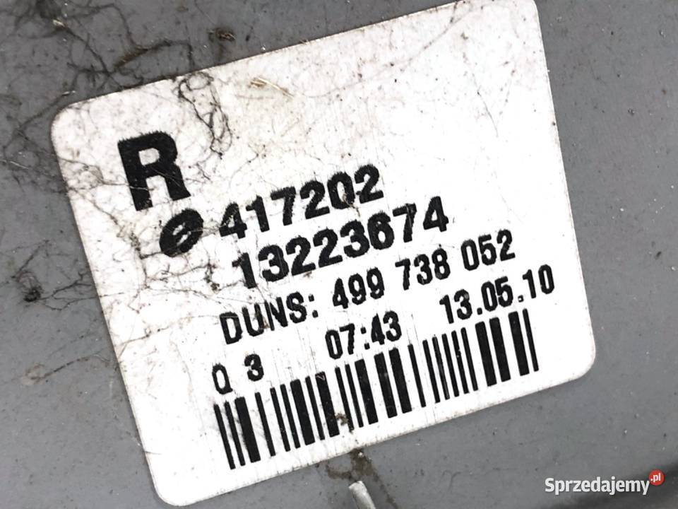 LAMPA PRAWY TYŁ OPEL ASTRA H 13223674 Hatchback