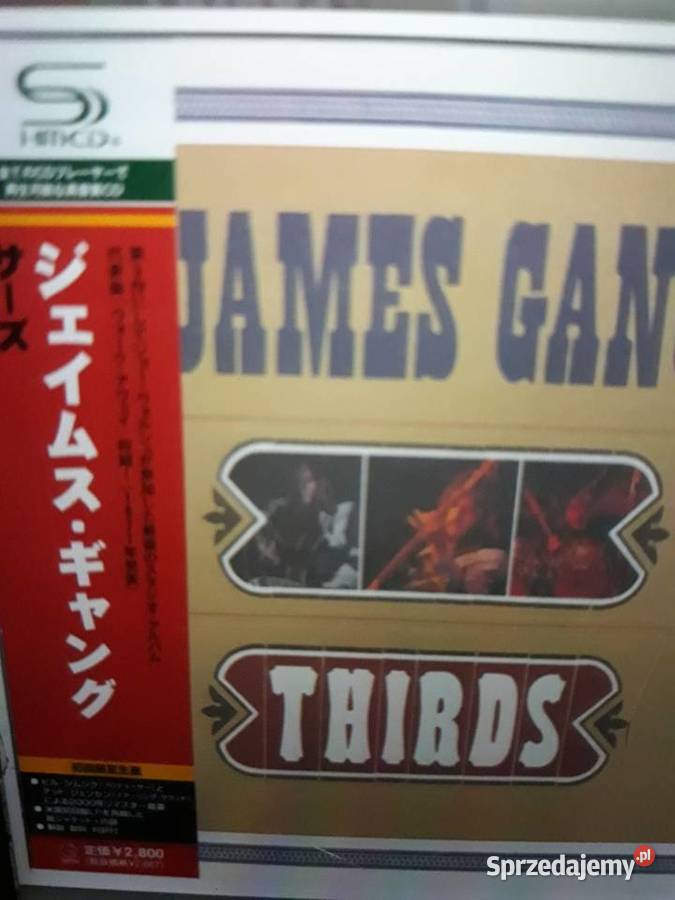 Archiwum hard rocka JAMES GANG Thirds SHM CD CD Płyty i kasety Rzeszów