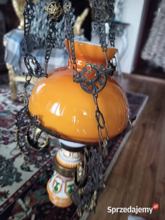 Żyrandol antyk 1892r duży Warszawa