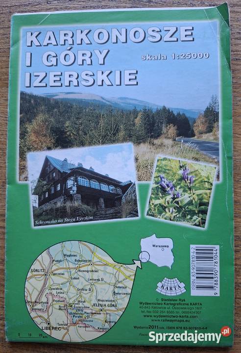 Karkonosze i Góry Izerskie latozima 125 000 Kraków sprzedam