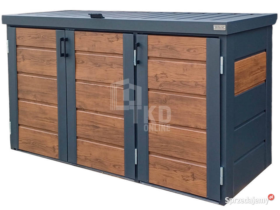 Zabudowa koszy na śmieci wiata obudowa Nowogard sprzedam