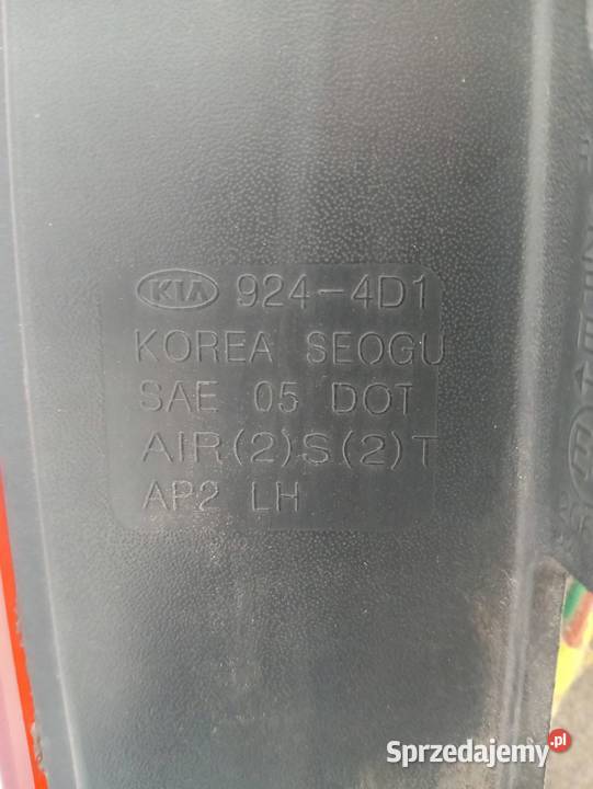 LAMPA TYŁ LEWA EUROPA Kia Carnival II 20062014 świętokrzyskie sprzedam