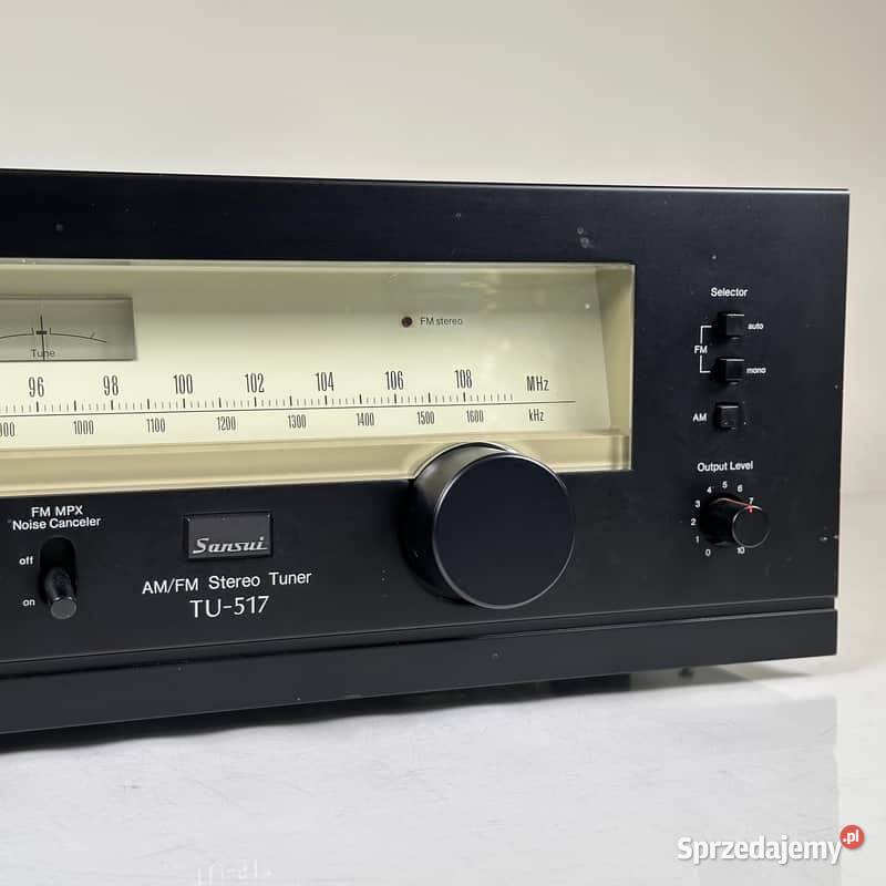 Sansui TU517 analogowy tuner stereo AMFM vintage Warszawa