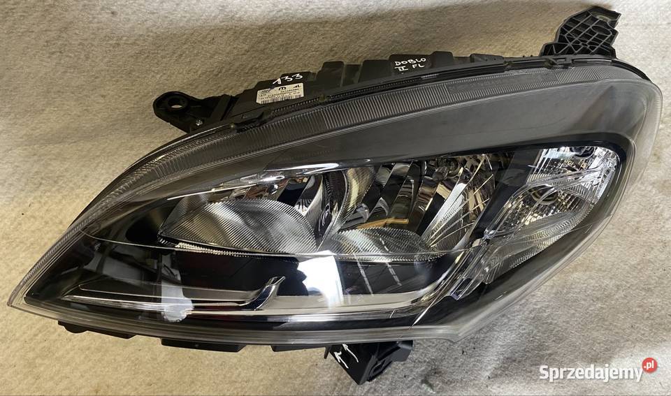Lampa reflektor lewy przód Fiat Doblo II Lift śląskie sprzedam