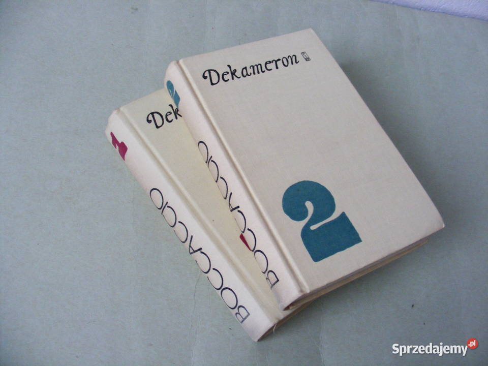 Dekameron Tom 1 2 komplet Boccaccio Rok wydania 1971 Oborniki Śląskie sprzedam