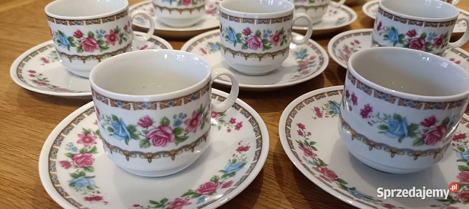Piękne Chińskie filiżanki do kawy Porcelana i szkło Warszawa