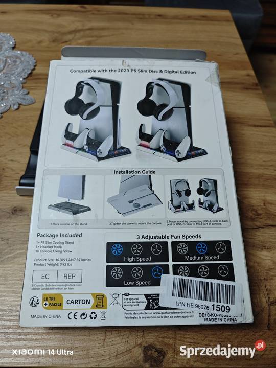 Stacja Chłodząca Podstawka RGB na Sony 5 Slim