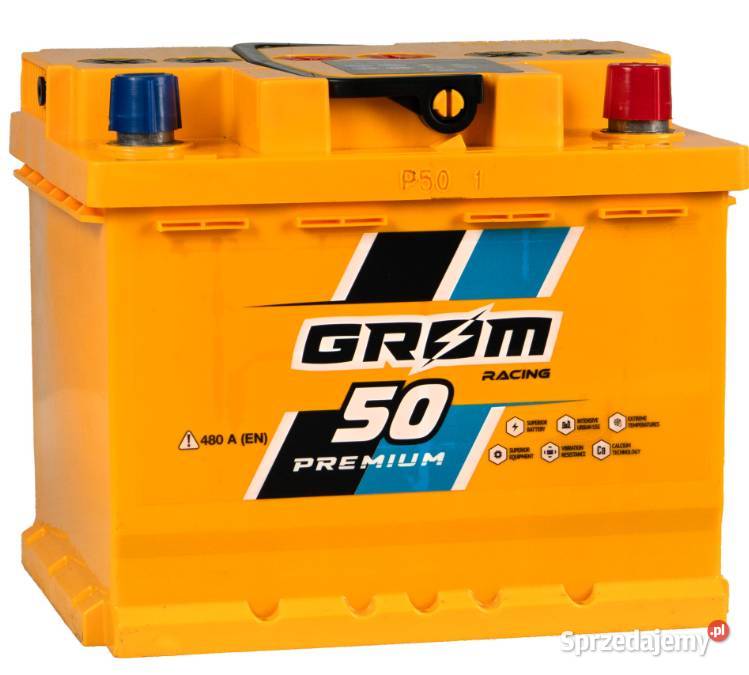 Akumulator 50Ah 480A EN Grom Racing P Kościerzyna