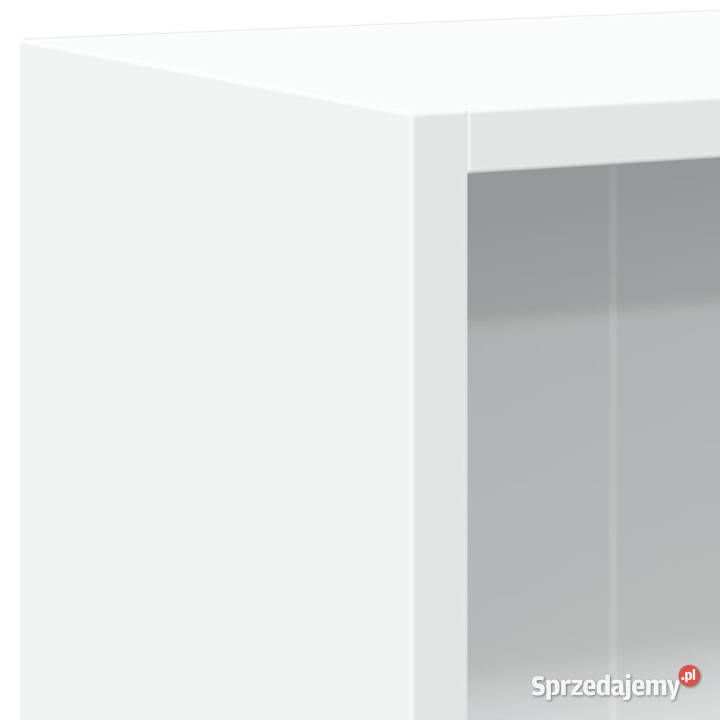 Szafka na książki biała 60x24x76 materiał Warszawa