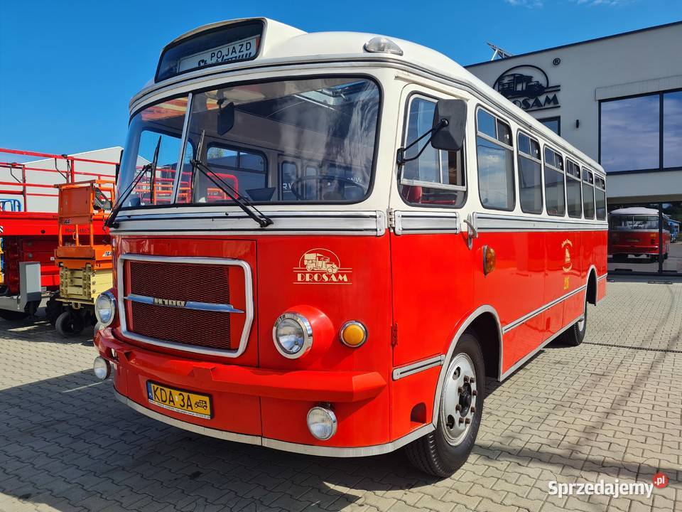 Autobus SAN H100B 1968 zabytek kolekcjonerki Dąbrowa Tarnowska