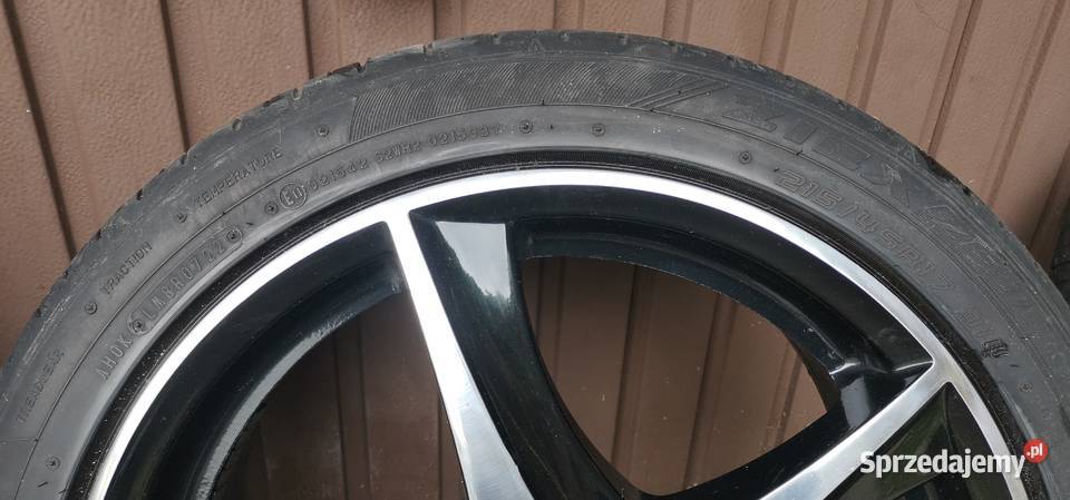 Felgi aluminiowe ENZO 5x112 r17 z oponami lato Enzo Strzelce Wielkie