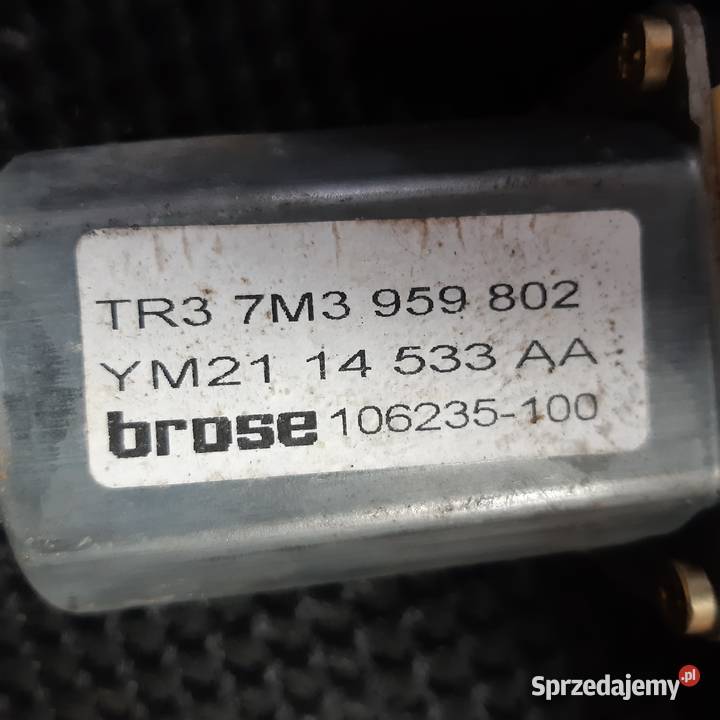 silniczek podnoszenia szyby prawy VW SHARAN Dębno