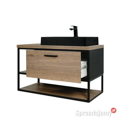 Szafka pod umywalkę 1001s z blatem wisząca loft 46cm Biłgoraj