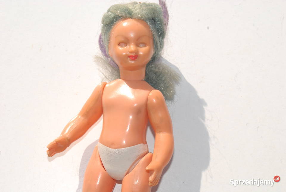 Stara zabawka lalka miniaturowa mini unikat Cieszyn