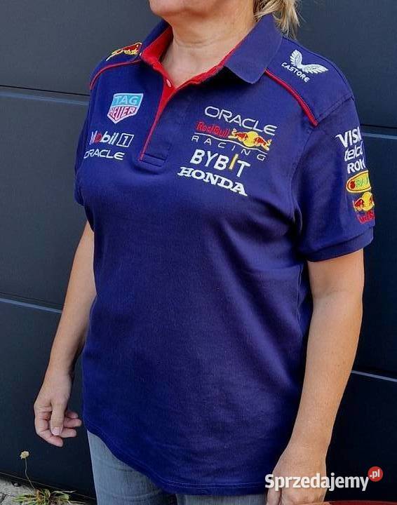 Nowa koszulka polo męska damska Red Bull loga Wrocław