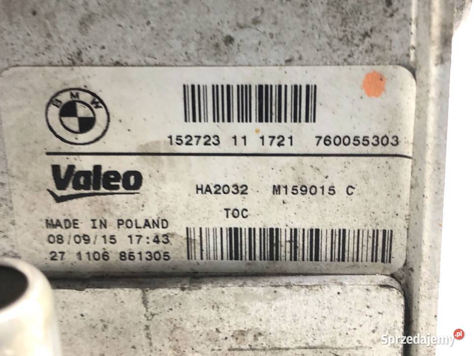 CHŁODNICA OLEJU BMW F30 7600553 20 245 1118