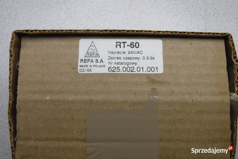 RT60 nastaw 032s 24V AC Refa 62500201001 Otwock