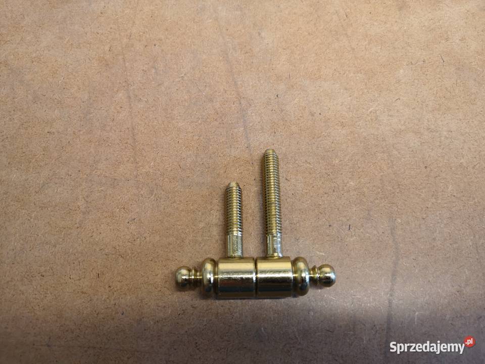 Zawias drzwiowy wkręcany bogato zdobiony stary Drzwi i okna Paterek