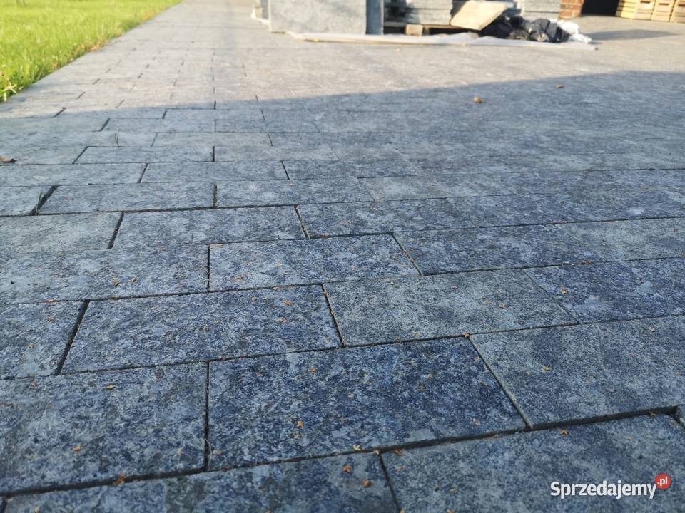 KOSTKA BRUKOWA GRANITOWA CIĘTA LABRADORYT na Łódź