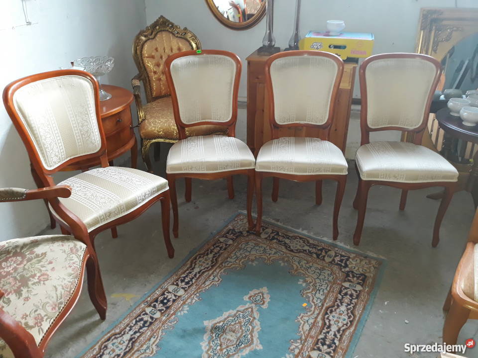 Krzesla ludwikowskie lubelskie Tarnogród