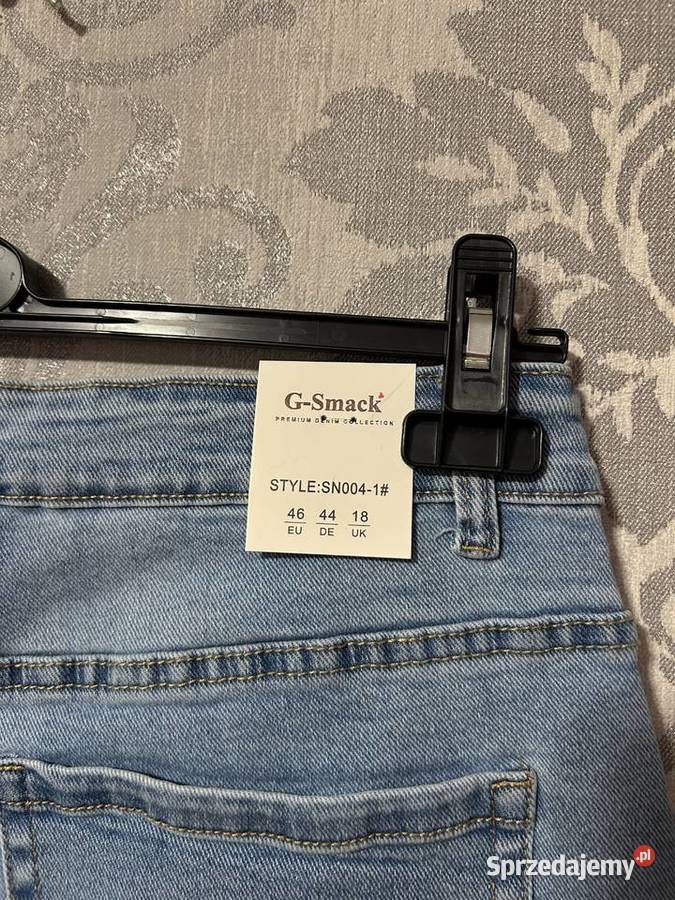 Jasnoniebieskie dżinsy Mom Fit 46 Warszawa