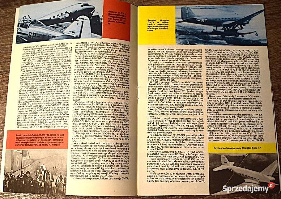 Samolot transportowy C 47 seria TBiU Chełmno