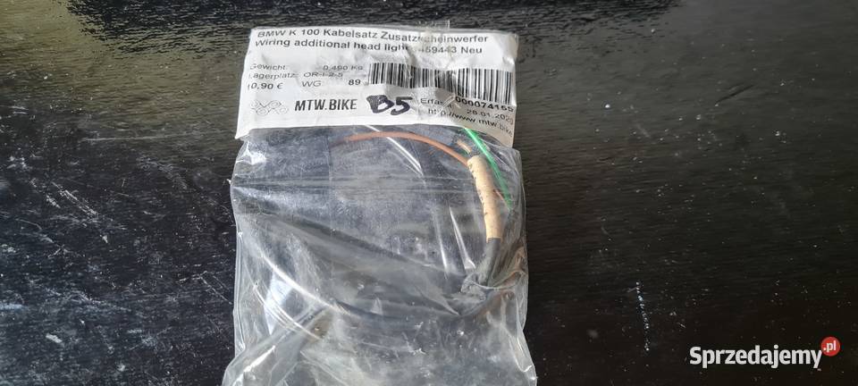 BMW K100 wiązka elektryczna dodatkowych świateł Warszawa sprzedam