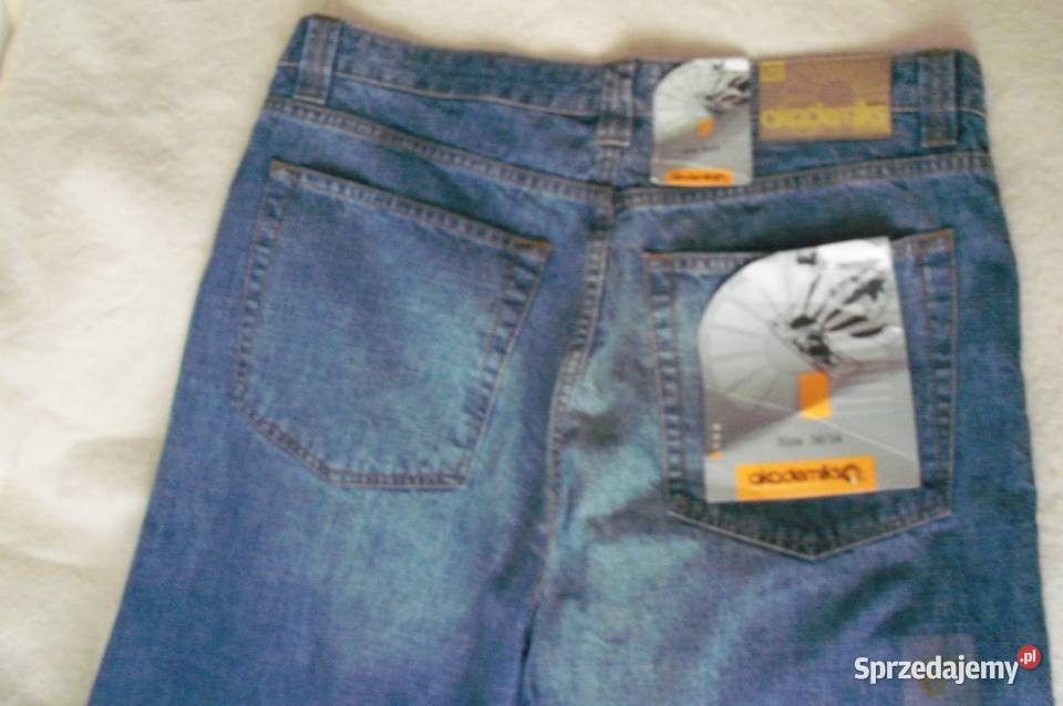 AKADEMIKS NOWE spodnie jeansowemęskie W36 L34L Białystok