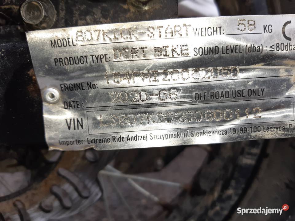 Cross XTR 125 Loncin lubelskie Krasnystaw sprzedam