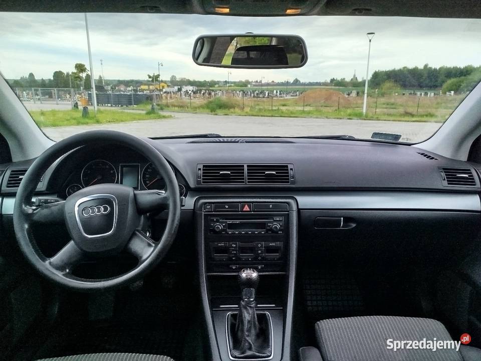 Czarne audi A4 B7 20 Benzyna Gaz sekwencja 2005 radio Świdnik sprzedam