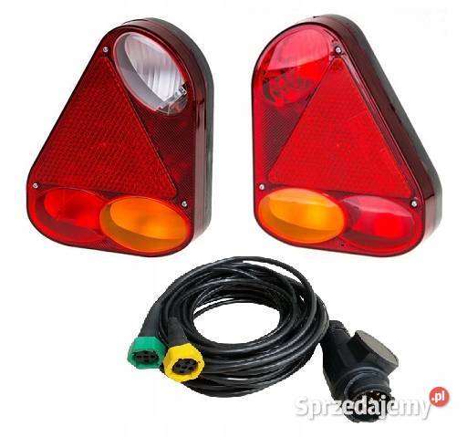 ZESTAW LAMPA TYLNA PRZYCZEPY LAWETY RYDWAN Lampy tylne Części samochodowe Godzianów