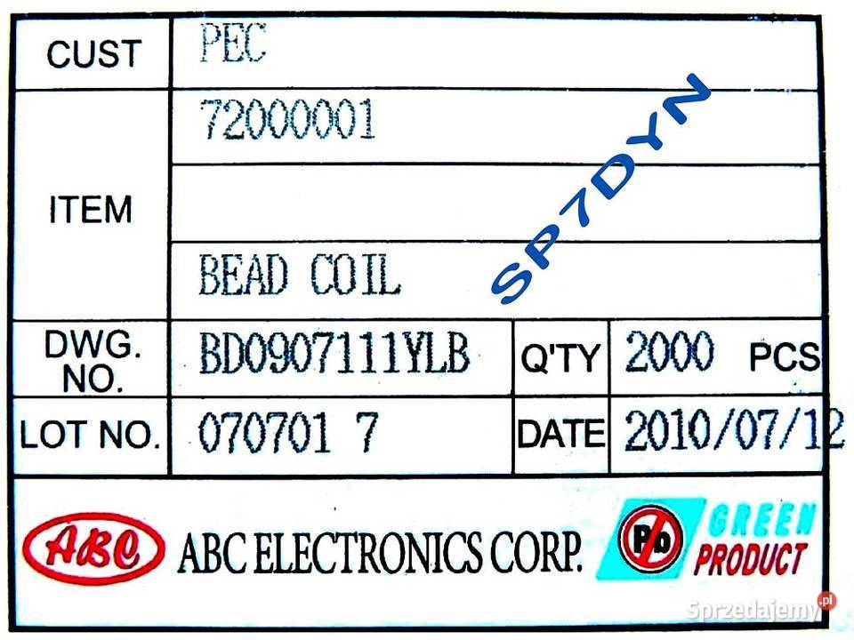 Dławik ferrytowy super filtr Ferryt WURTH Ozorków