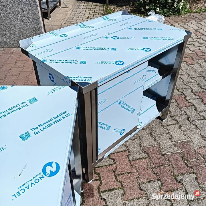 Stół gastronomiczny zabudowany drzi suwane Gastronomia Słupia Kapitulna