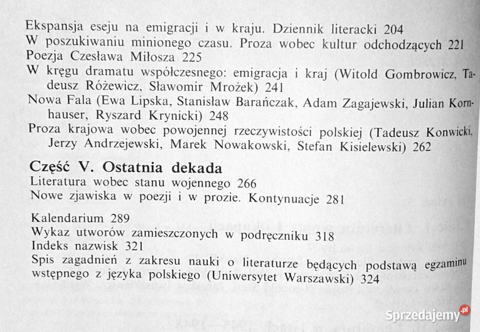 Literatura polska 1939 roku Tomasz Wroczyński Chełm