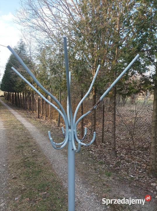 Wieszak stojący metalowy Sterdyń
