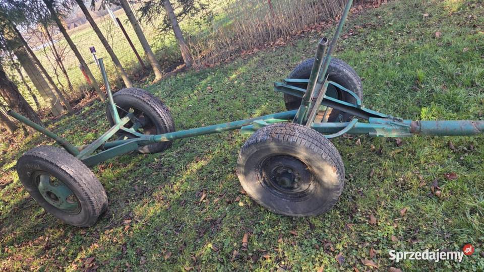 Wóz na drewno do ciągnika rozciągany metalowy Nowy Sącz
