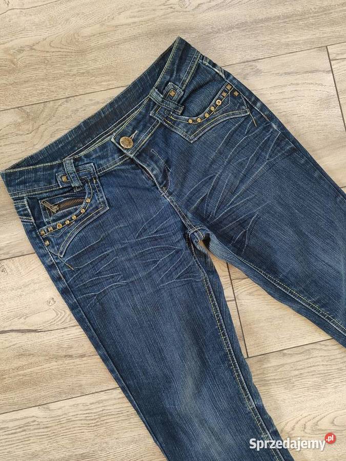 Spodnie jeansowe Vintage y2k Rurki