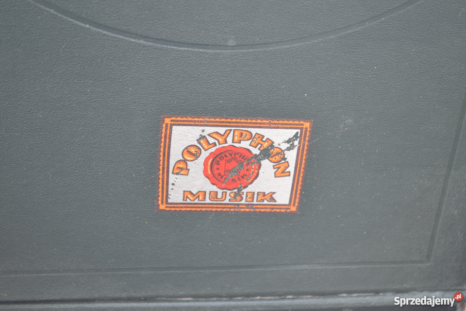 POLYPHON MUSIK Patefon Walizka Antyk Piotrków Trybunalski