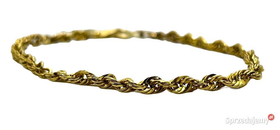 Złota Bransoletka pr 585 142g złoto Elbląg