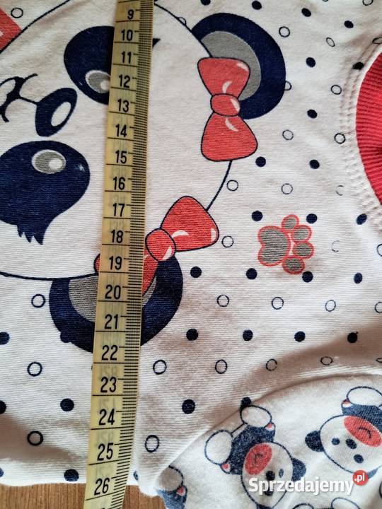 Dwuczęściowa piżama dziecięca w pandy