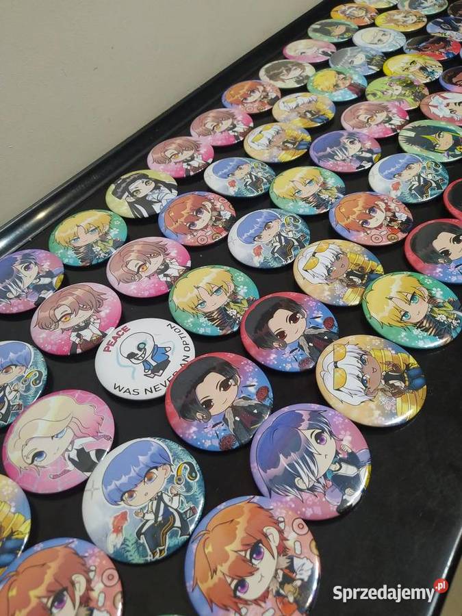 Przypinki anime komplet 107 Kraków
