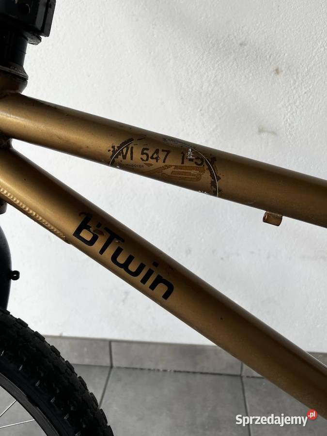 Rower BMX BTwin Wipe PEGI kolor Złoty wielkopolskie Konin