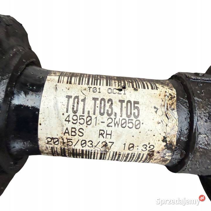 Półoś przednia prawa Hyundai Santa Fe III 2014r Barłogi